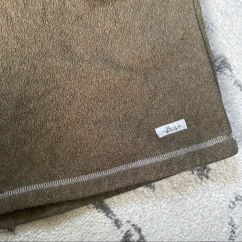 G.H. Bass explorer pullover 1/2 zip fleece tan - Picture 4 of 7